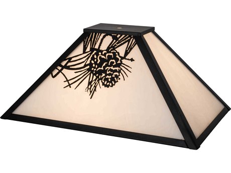 Meyda Mission with Pinecone Shade