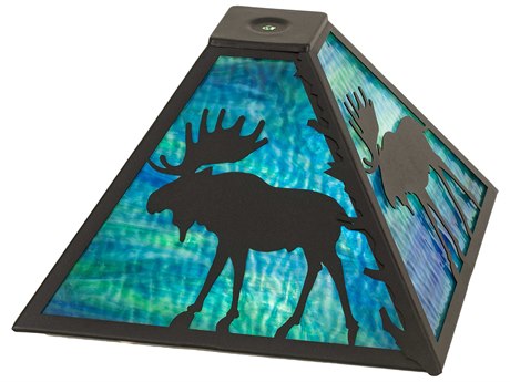 Meyda Moose Green / Blue 18" Shade