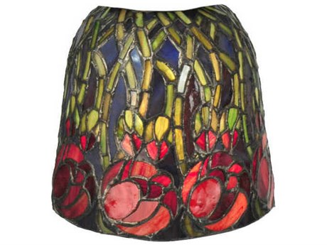 Meyda Rosebud Ruby / Green 5" Shade