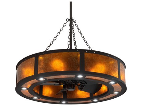 Meyda Smythe Craftsman 24-Light Chandel-Air