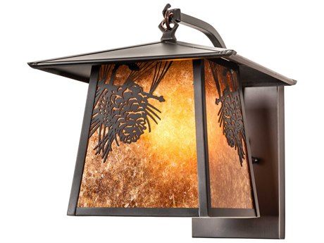 Meyda Stillwater 1 - Light Rustic Lodge Outdoor Wall Light