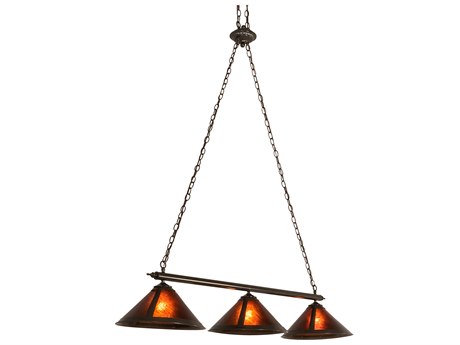 Meyda Sutter 3-Light Timeless Bronze Brown Island Pendant