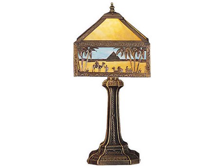 Meyda Glass Tiffany Table Lamp | MY36734