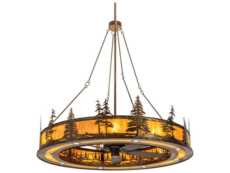 Meyda Tall Pines 72" 24-Light Chandel-Air
