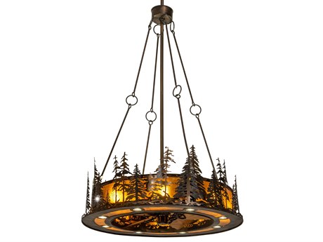 Meyda Tall Pines 21-Light Chandel-Air