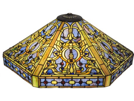 Meyda Tiffany Elizabethan Purple 26" Shade