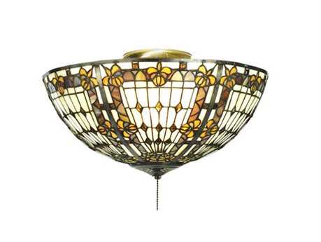 Meyda Fleur-De-Lis Fan Light Fixture