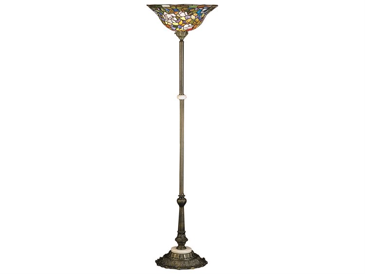 Meyda Tiffany Rosebush Torchiere