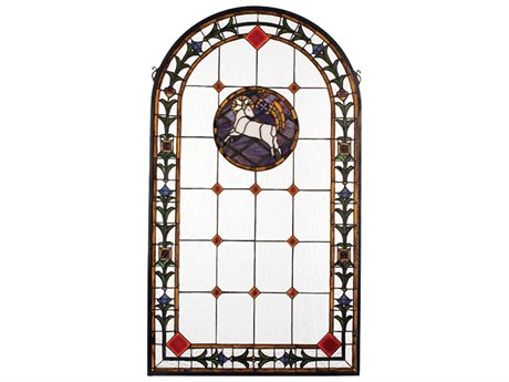 Meyda Tiffany Lamb of God Stained Glass Window