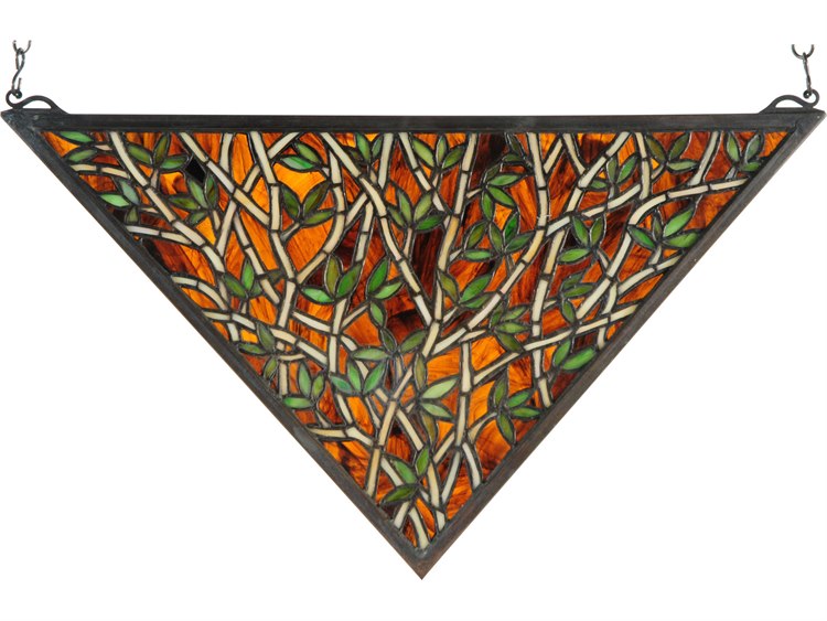 Meyda Tiffany Bamboo Stained Glass Window