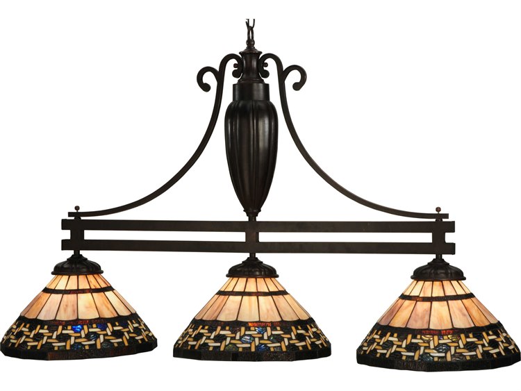 Meyda Tiffany 3-Light Bronze Island Pendant