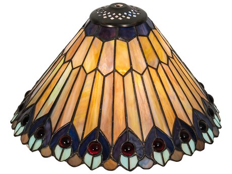 Meyda Tiffany Jeweled Peacock Shade