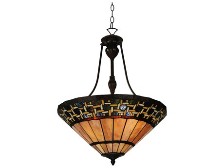 Meyda 3-Light Bronze Pendant