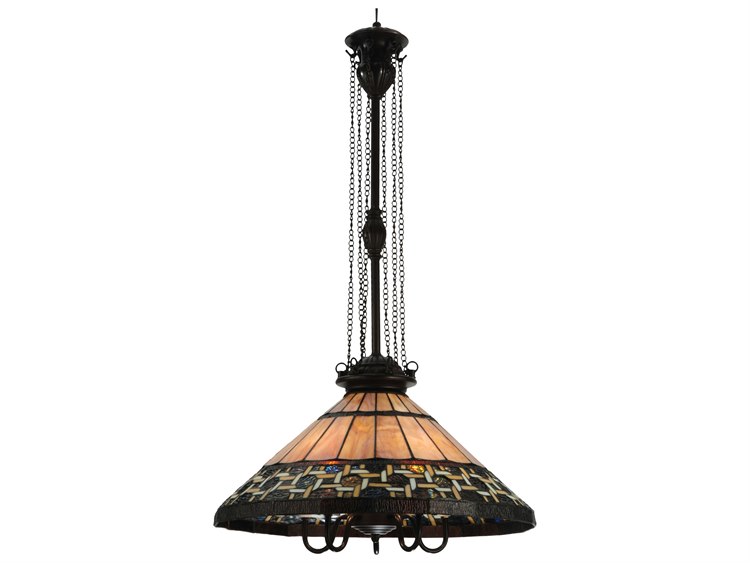 Meyda Tiffany 6-Light Bronze Pendant