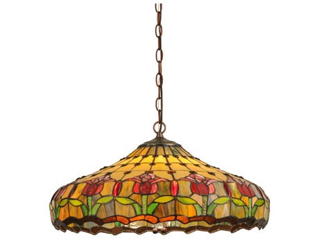 Meyda Tiffany 3-Light Bronze Pendant