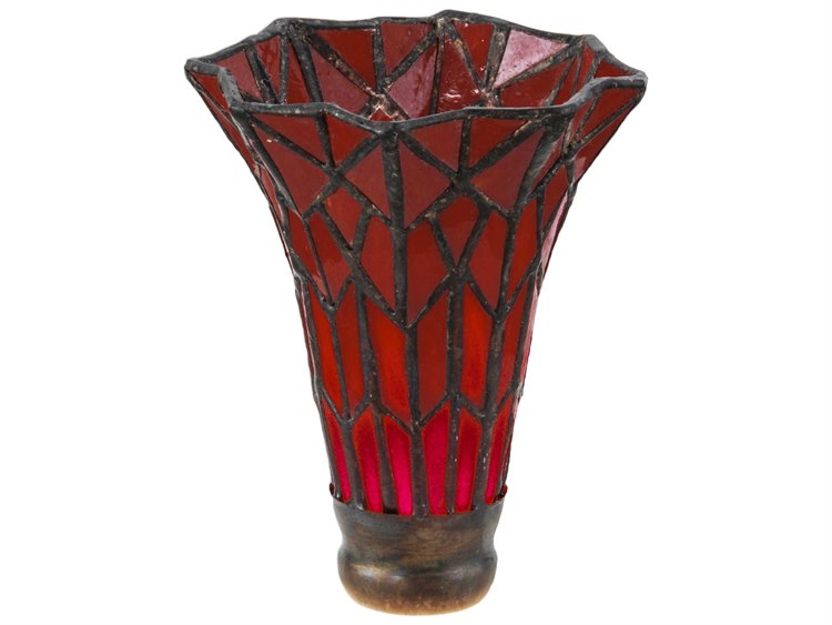 Meyda Tiffany Pond Lily Red Shade