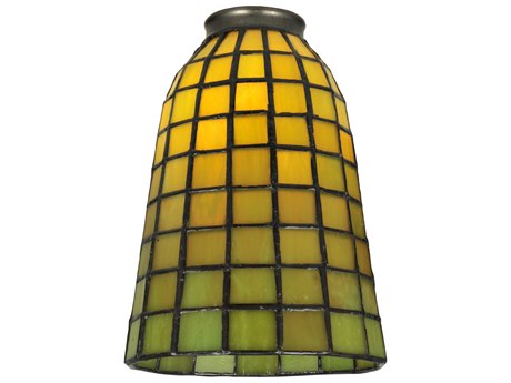 Meyda Tiffany Geometric Green Shade