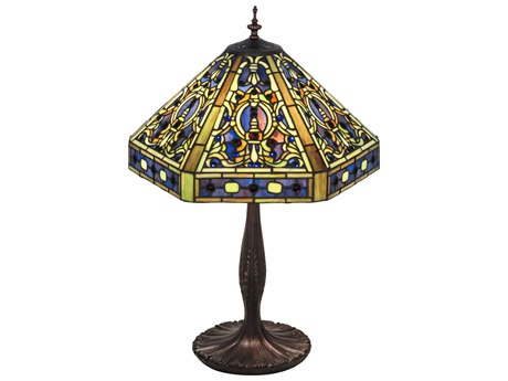 Meyda Tiffany Elizabethan Bronze Table Lamp