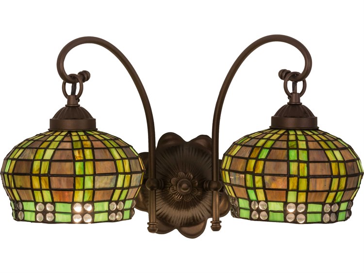 Meyda Tiffany 2-Light Bronze Wall Sconce