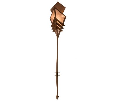 Meyda Zaira 1-Light Brown Glass Wall Sconce