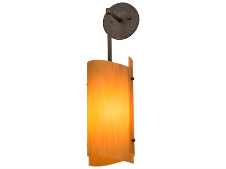 Meyda 1-Light Brown Wall Sconce