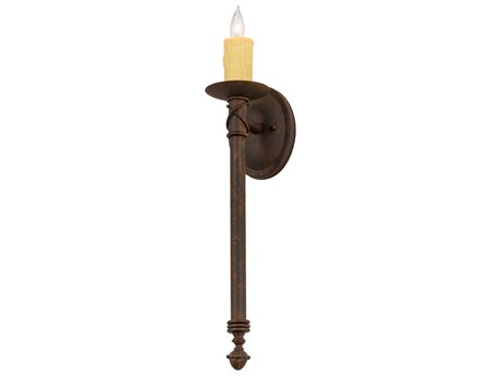 Meyda 1-Light Brown Glass Wall Sconce