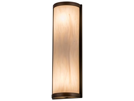 Meyda 2-Light Brown Glass Wall Sconce