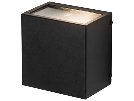 Meyda 1-Light Black Glass LED Wall Sconce