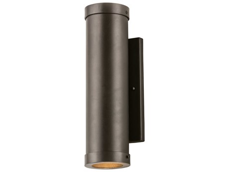 Meyda 2-Light Bronze Glass Wall Sconce