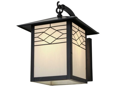 Meyda 1-Light Brown Glass Wall Sconce