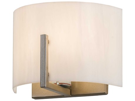 Meyda 1-Light Gold Glass Wall Sconce