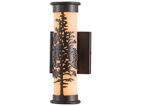 Meyda Tamarack 2-Light Black Wall Sconce
