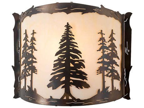 Meyda 1-Light Copper Wall Sconce