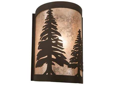 Meyda 1-Light Bronze Wall Sconce