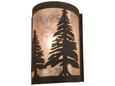 Meyda 1-Light Bronze Wall Sconce