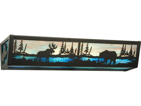 Meyda 4-Light Bronze Vanity Light
