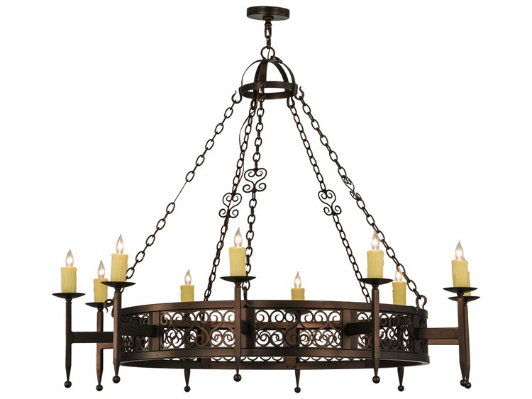 Meyda Toscano 1-Light Brown Candelabra Chandelier