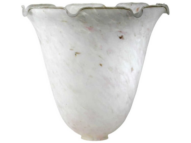 Meyda Pink Dapple 8 Flute Bell Shade