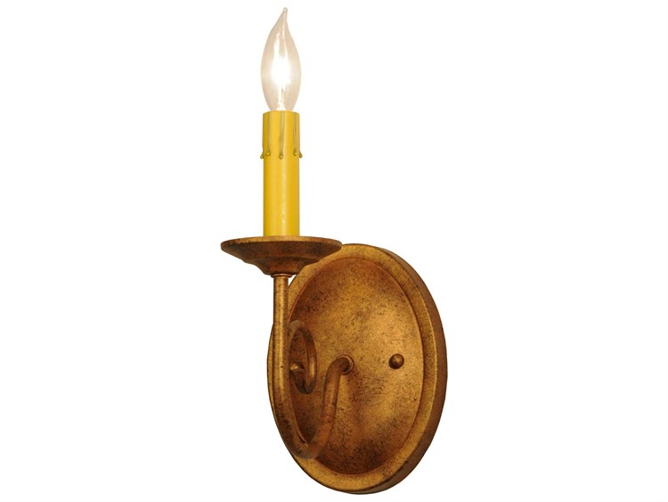Meyda Jenna 1-Light Brown Wall Sconce