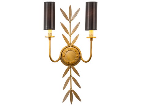 Meyda 2-Light Black LED Wall Sconce