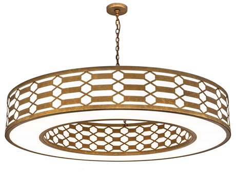 Meyda Watermere 16-Light6-Light Burnished Gold Round Pendant