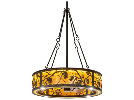 Meyda Whispering Pines 4 - Light 36" LED Ceiling Fan
