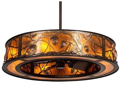 Meyda Whispering Pines 8-Light 45" Ceiling Fan