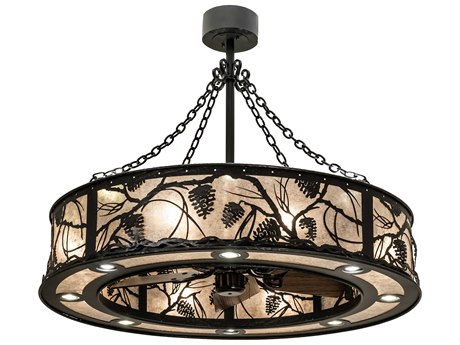 Meyda Whispering Pines 24-Light 44" LED Ceiling Fan
