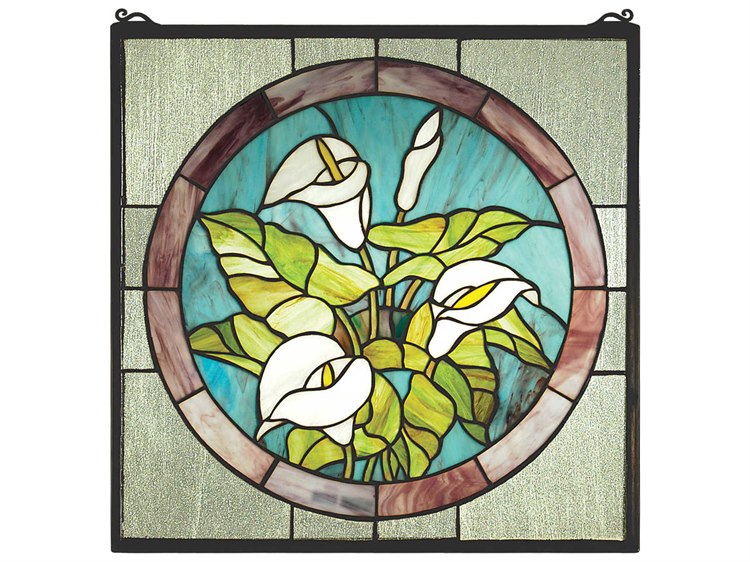 Meyda Calla Lily Stained Glass Window