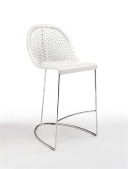 Midj Guapa Leather Counter Stool