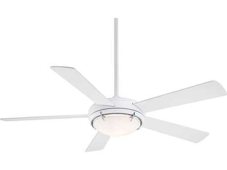 Minka Aire Como White Two Light 54 Wide Indoor Ceiling Fan F603 Wh