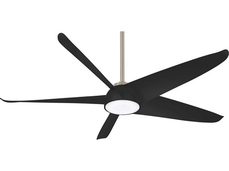 Minka-Aire Ellipse / Coal 1 - Light 60" Ceiling Fan