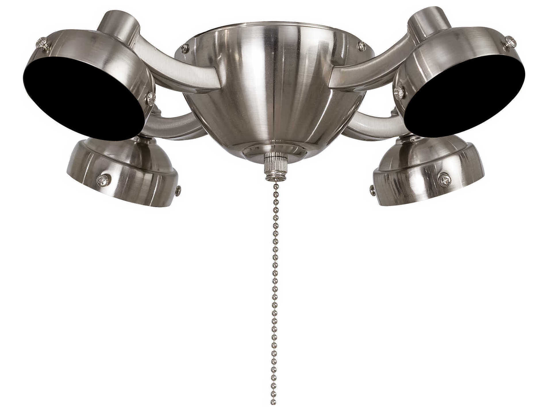 MinkaAire Brushed Nickel LED Light Kit MKAK34LBN