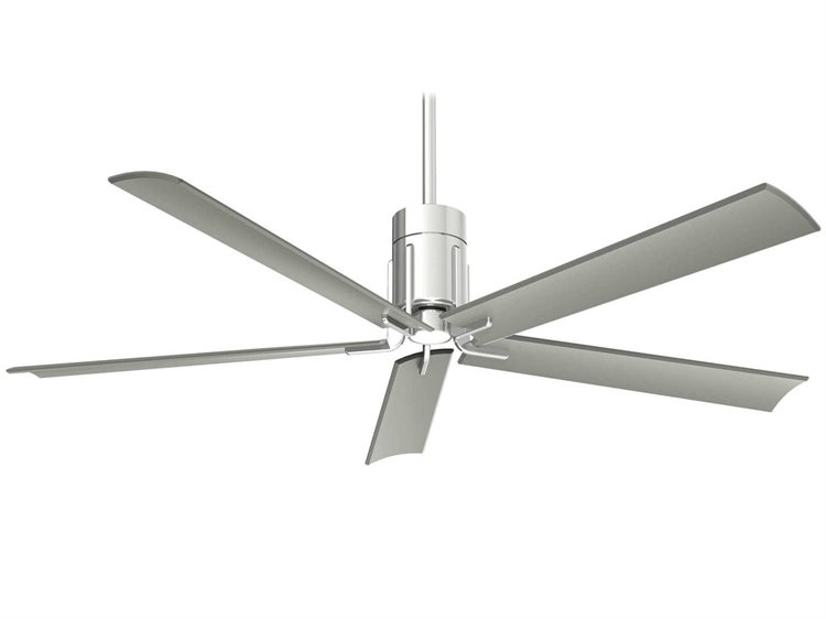 Photos - Fan Clean Minka-Aire  60" 1 - Light LED Ceiling  in Polished Nickel F684L-PN 